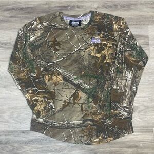 Realtree Camouflage Long Sleeve Shirt sz L